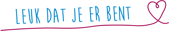 leuk dat je er bent